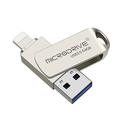 Drehen Sie den USB 3.0-Stick für das iPhone mit 2-in-1-USB-A-zu-Lightning-Schnittstelle. USB 3.0-Stick für iPhone 7/8/9/11/12/13/iPad