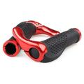 Fahrradlenkergriffe Armlehnenlenker 128 mm Ergonomisches Design Rennrad Geländerad Radsport Weiß Schwarz Rot