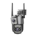 4G SIM IP Kamera Dual Lens 4MP 2K WLAN Outdoor Überwachungskamera Mini 10x Zoom Videoüberwachung 1080p CCTV Kamera Webcam