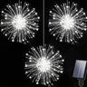 0,3 m Weihnachts-Starburst-Lichter 270 LEDs EL Warmweiß Kühles Weiß Mehrfarbig Feuerwerk / Starburst Lights Solar Solarbetrieben