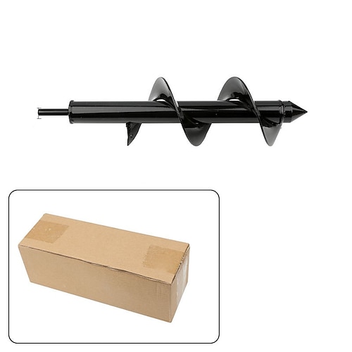 6 Größen Gartenschneckenbohrer Werkzeug Spirallochbagger Erdbohrer Erdbohrer zum Pflanzen von Gartenzäunen Blumenpflanzer Image