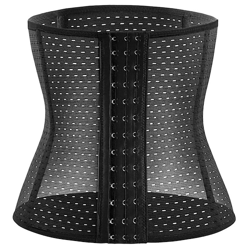 Shapewear für Damen in Übergröße, Taillentrainer, Body Shaper, reine Farbe, sportlich, schlicht, lässig, für zu Hause, täglich, Ausgehen, atmungsaktiv, Sommer, Frühling, Home-Outfits Image