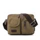 Herren Umhängetasche Schultertasche Segeltuch Täglich Vintage Schwarz Grün Khaki