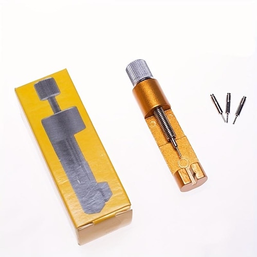 uhr reparatur werkzeug uhrenarmband gliederstift einstellbar entferner ganzmetallarmband gliederentferner 3 stifte reparatur werkzeug für diy Image
