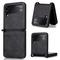 Lederhülle für Samsung Galaxy Z Flip5 Flip 5 4 3 Flip4 Flip3 5G Hybrid Kartenhalter Einschübe Schutzhülle Handy Geldbörse Hülle Funda Coque für Samsung Galaxy Z Flip 5 4