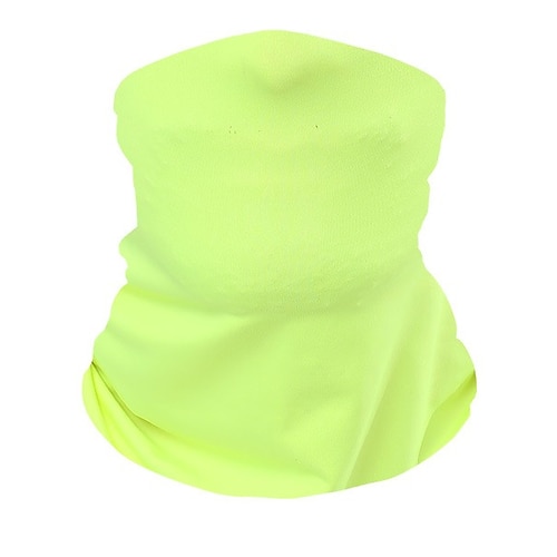 Kopfbedeckung Sturmhaube Halswärmer Sonnenschutz Schnelltrocknend Staubdicht Reflektierende Streifen Atmungsaktiv Fahhrad / Radsport Dunkelgrau grün fluoreszierend Gelb für Herren Damen Erwachsene Image
