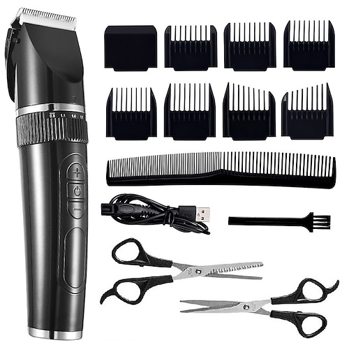 Professioneller Haarschneider für Männer Barttrimmer Maschine zum Rasieren Haarschneider Schnelllade Haarschneidemaschine Barttrimmer mit Friseurscheren Valentinstagsgeschenk Image
