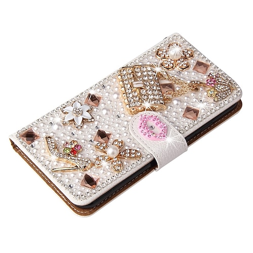 Handy Hülle Handyhüllen Für Samsung Galaxy S25 S24 S23 S22 S21 Ultra Plus A55 5G A35 5G A25 A15 A14 Brieftaschenhülle Glitzer Glanz Staubdicht Ständer Glitzernd PU-Leder Image