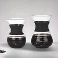 Pour-Over-Kaffeemaschine, verwenden Sie dauerhaft den Pour-Over-Kaffeetropfer, Wasserflasche aus Borosilikatglas, Kaffeekanne mit Edelstahlfilter, Handloch-Kaffeekannenset