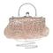 weiße Abend-Clutch mit Perlen für Damen – Vintage-Handtasche mit Paillettenstickerei für Hochzeiten, formelle Anlässe und Cocktailpartys