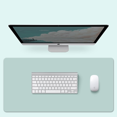 Einfaches Mauspad 35.417.70.08 Zoll Rutschfest WASSERDICHT Leder Mauspad für Computer Laptop PC B¨¹ro Zuhause Spielen Image