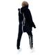 Damen Trainingsanzug Jogginganzug Patchwork 2 Teile Casual Winter Langarm warm halten Windundurchlässig Atmungsaktiv Fitness Laufen Gehen Sportbekleidung Sportkleidung Weiss / schwarz Weiß Schwarz