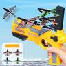 Flugzeugwerfer Spielzeugpistole Flugzeugpistole Schaumkunststoff Flugzeug für Kinder Jungen Mädchen Blase Katapult Strand Spielzeug Junge Geschenk