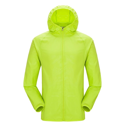 Herren UPF 50 UV-Sonnenschutz Reißverschluss Hoodie Langarm Angeln Laufen Wanderjacke Windjacke Sommer Outdoor schnell trocknend leicht atmungsaktiv Oberbekleidung Mantel Top Jagd Klettern Image