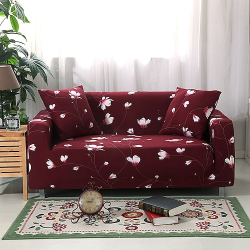 Sitzkissenbezug Blumen Gedruckt Jacquard Polyester Überzüge Image