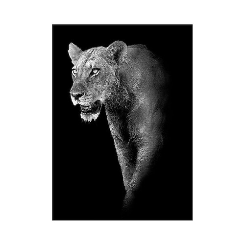 1 stück tier wandkunst leinwand giraffe elefant poster und drucke moderne wandkunst bild für wohnzimmer kein rahmen Image