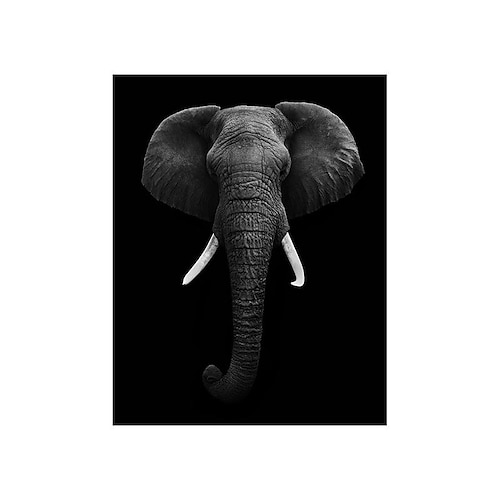 1 stück tier wandkunst leinwand giraffe elefant poster und drucke moderne wandkunst bild für wohnzimmer kein rahmen Image