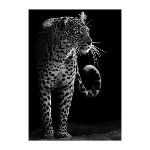 1 stück tier wandkunst leinwand giraffe elefant poster und drucke moderne wandkunst bild für wohnzimmer kein rahmen Image