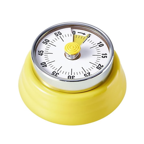 mit magnetischer Absaugung, Zeitmanagement, Countdown aus Edelstahl, mechanischer Timer, Küchentimer, Backwecker Image