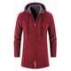 Herren Pullover Strickjacke Pullover Hoodie Zip Pullover Reißverschluss Pullover Jacke Gerippt Stricken Tunika Strick Feste Farbe Mit Kapuze Basic Stilvoll Outdoor Täglich Bekleidung Winter Herbst