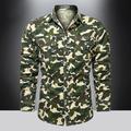 Herren Hemd für Wanderer Angelhemd Taktisches Militärhemd Langarm Jacke Hemd Shirt Außen Atmungsaktiv Rasche Trocknung Leicht Schweißableitend Sommer Cremig-weiß Armeegrün Army Green 67001 Angeln