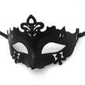 Halloween Ball Party Maske Retro Prinz Flachkopfmaske Antik Bronze Halbgesichtsmaske schwarz dekorativ für Herren und Damen