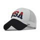 1 stücke hochwertige amerikanische flagge baumwolle baseballmütze für männer stickerei usa snapback hut für männer Trucker-Hut für Damenmode