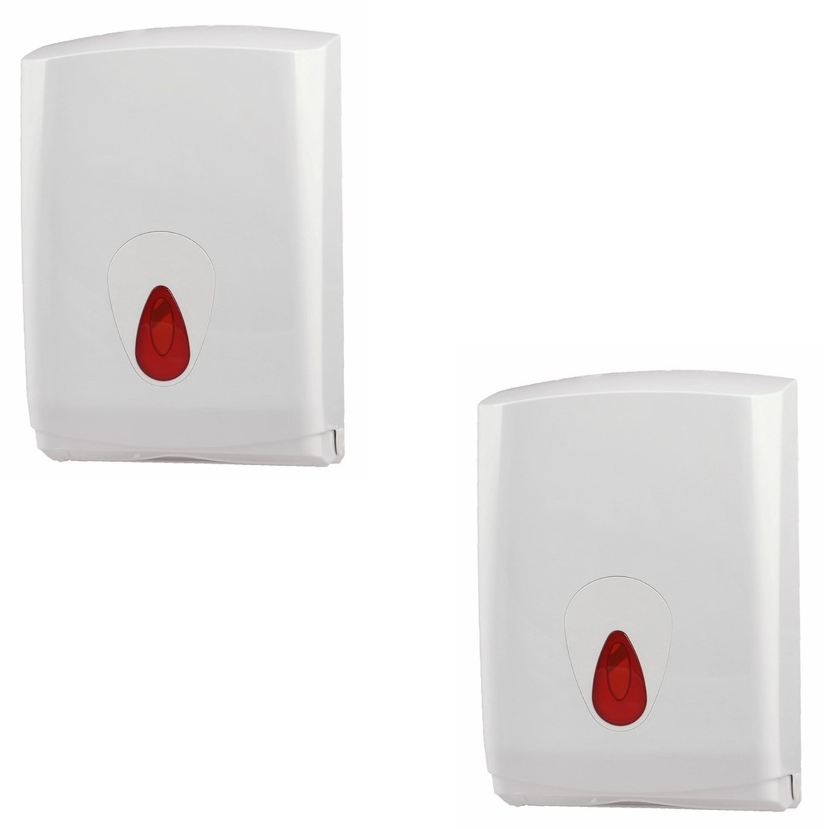 All Care 2 PlastiQline Papierhandtuchspender MIDI - Kunststoff - Handtuchspender rot Image