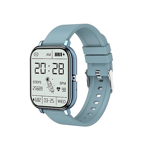 H10 Smartwatch 1.69 Zoll Smartwatch Fitnessuhr Bluetooth Schrittzähler Anruferinnerung AktivitätenTracker Kompatibel mit Android iOS Damen Herren Langer Standby Freisprechanlage Wasserdicht IP 67 Image