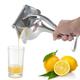 Silber Metall manuelle Entsafter Obst Quetschsaft Zitronenorange Presse Haushalt multifunktionale Küche Trinkgeschirr liefert