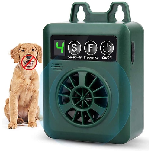 Ultraschall-Bellkontrollgerät für Haustierhunde Verbesserte wiederaufladbare digitale Bellkontrolle Outdoor-Antibellhund-Barkkontrolle Sonic-Barke-Abschreckung Schalldämpfer Stoppen Sie das Bellen