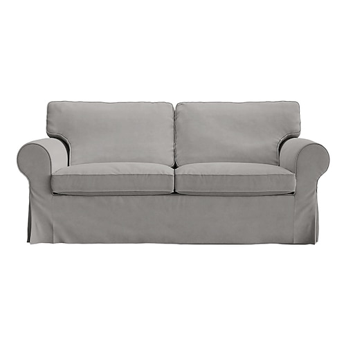 2-Sitzer Sofa Bezug oder Ektorp 2-Sitzer Schlafsofa Bezug mit Kissenbezügen und Rückenlehnenbezügen Ektorp Couchüberzug waschbarer Möbel-Schutz Image