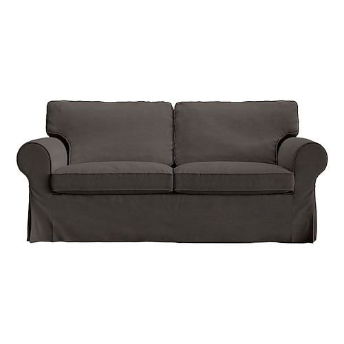 2-Sitzer Sofa Bezug oder Ektorp 2-Sitzer Schlafsofa Bezug mit Kissenbezügen und Rückenlehnenbezügen Ektorp Couchüberzug waschbarer Möbel-Schutz Image