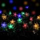 Outdoor Solar Lichterketten 2pcs 1pcs 8 Modelle Kirschblume 6,5m 30 LED Solar Lichterkette für den Hausgarten Dekoration 5m 20 LEDs wasserdichte Weihnachtsfeier Lichterketten Outdoor Solarlampe