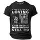 Loving Gunsmoke T-Shirt Still Do Vintage Street Style Herren 3D-Druck T-Shirt T-Shirt Sport Outdoor Urlaub Ausgehen T-Shirt Schwarz Armeegrün Dunkelblau Kurzarm-Rundhalsshirt