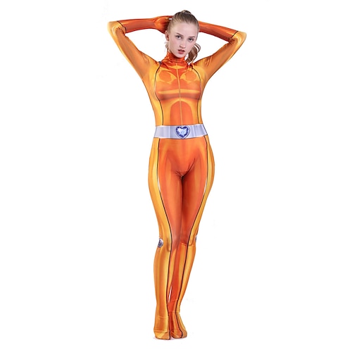 Zentai-Anzüge Gemusterte Zentai-Anzüge Cosplay Kostüm Ninja Karnevalskostüm Ganzkörperanzug Herren Damen Jungen Mode Sexy Kostüm Einfarbig Kostüm für Maskerade Erwachsene
