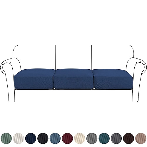 Stretch-Sofabezüge, burgunderfarben, Sofa-Sitzkissenbezug für Hunde und Haustiere, Sofabezug für Zweisitzer, L-Form, 3-Sitzer, Sessel, waschbarer, langlebiger Sofaschutz
