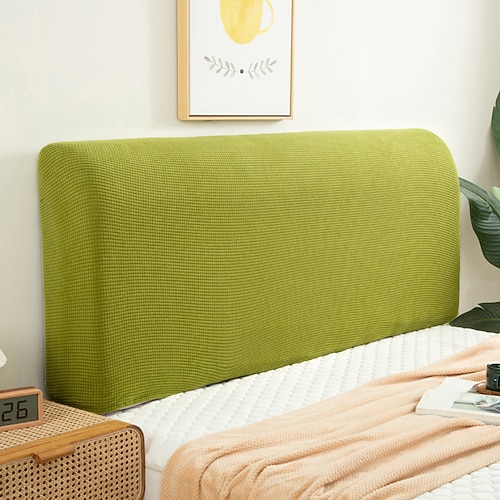 Bettkopfteilbezug für Schlafzimmerdekoration Stretch-Bettkopfteil-Schonbezug, staubdichter Schutzbezug für gepolstertes Kopfteil, Salbeigrün Image