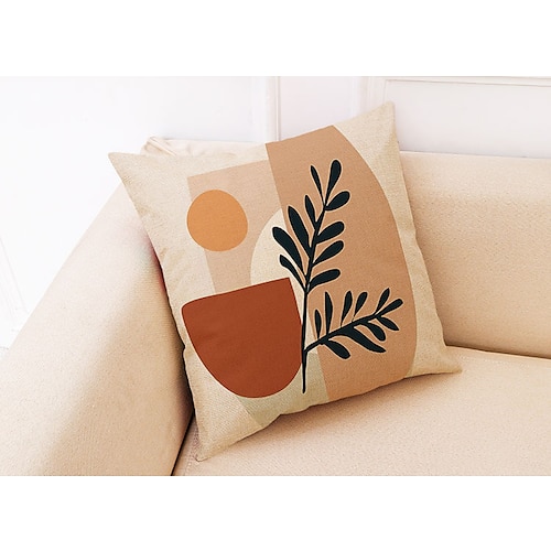 wasserdichter Kissenbezug für den Außenbereich, abstrakt, für Terrasse, Garten, Sofa, Couch, Wohnzimmer, 1 Stk Image