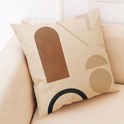 wasserdichter Kissenbezug für den Außenbereich, abstrakt, für Terrasse, Garten, Sofa, Couch, Wohnzimmer, 1 Stk Image