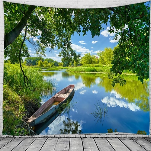 einzigartige landschaft große wandteppich kunst dekor decke vorhang hängen hause schlafzimmer wohnzimmer dekoration schöne aussicht aus dem fenster Wandtuch XXL Natur Image