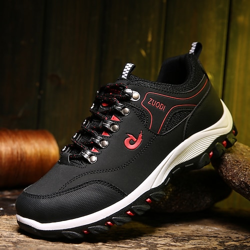 wasserdichte Wanderschuhe für Herren mit rutschfester Gummisohle – strapazierfähige Outdoor-Trail-Sneaker zum Klettern und Trekking Image