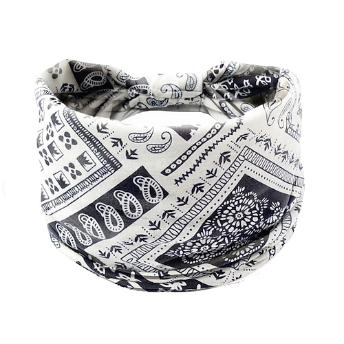 Sommer-Haarband mit breiter Krempe für Damen, bedruckt, elastisches Übungs-Yoga-Haarband, Anti-Schweiß- und Schweißabsorptions-Stirnband, Kopfbedeckung, Haar-Accessoires