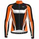 21Grams Herren Fahrradjacke Radjacke Radtrikot fahrradbekleidung Fahrradtrikot Langarm Fahhrad Jacke Shirt mit 3 Gesäßtaschen MTB Mountain Rennrad warm warm halten Atmungsaktiv Atmungsaktivität Gelb