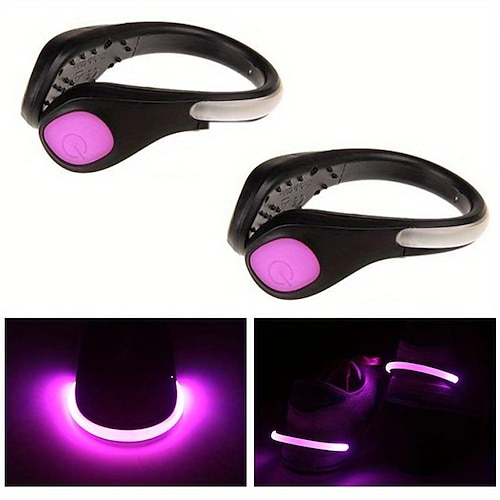 Outdoor leuchtende LED-Warnleuchte mit Clip, blinkendes Schuh-Clip-Licht für Nachtlauf, Reiten, Radfahren, Joggen, Sicherheitslichtlampe Image