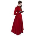 Viktorianisch Ballkleid 1910er Jahre Bodenlang Lange Länge Kleid Partykostüm Abschlussballkleid Übergröße Herzogin Übergrössen Einfarbig Ballkleid Rundhals Schulterfrei Kostüm Damen Maskerade