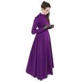 Viktorianisch Ballkleid 1910er Jahre Bodenlang Lange Länge Kleid Partykostüm Abschlussballkleid Übergröße Herzogin Übergrössen Einfarbig Ballkleid Rundhals Schulterfrei Kostüm Damen Maskerade