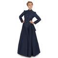 Viktorianisch Ballkleid 1910er Jahre Bodenlang Lange Länge Kleid Partykostüm Abschlussballkleid Übergröße Herzogin Übergrössen Einfarbig Ballkleid Rundhals Schulterfrei Kostüm Damen Maskerade
