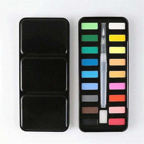 Pinsel für Ölmalerei F Wasserfarben Geschenkbox Regenbogen Kunststoff Bleistifte 1 für Erwachsene Künstler Image