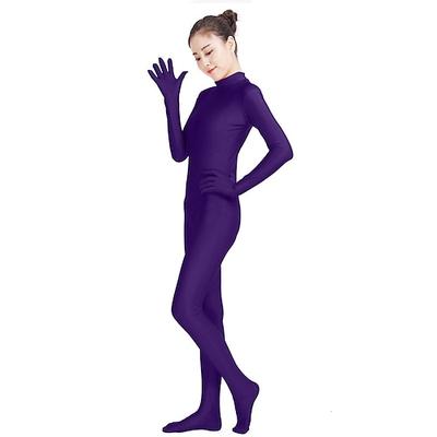 Zentai-Anzüge Catsuit Ganzkörperanzug Karnevalskostüm Ganzkörperanzug Herren Damen Mode Charme Liebende Einfarbig Mode Lycra Kostüm für Party Party / Abend Innen Halloween Karneval Maskerade Image